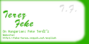 terez feke business card